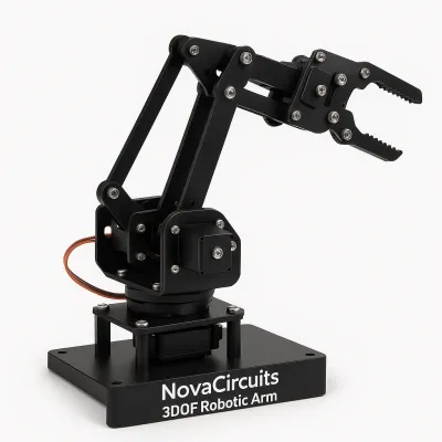 Product Proxima Circuits 3DOF Robotic Arm model 0560840630275E434B9 Image
