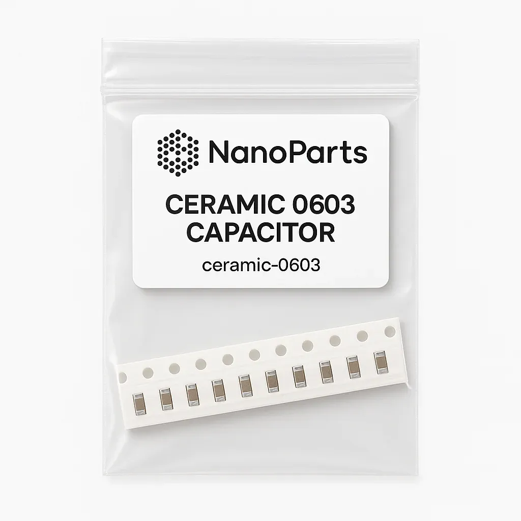 Zentrix Ceramic 0603 Capacitor model FEBDD8