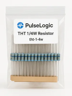 PulseLogic THT 1/4W Resistor model 9F68F9