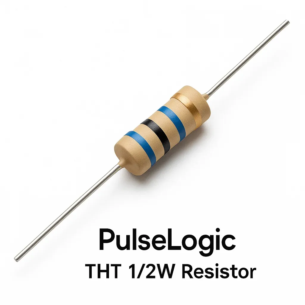PulseLogic THT 1/2W Resistor model E3DB1B