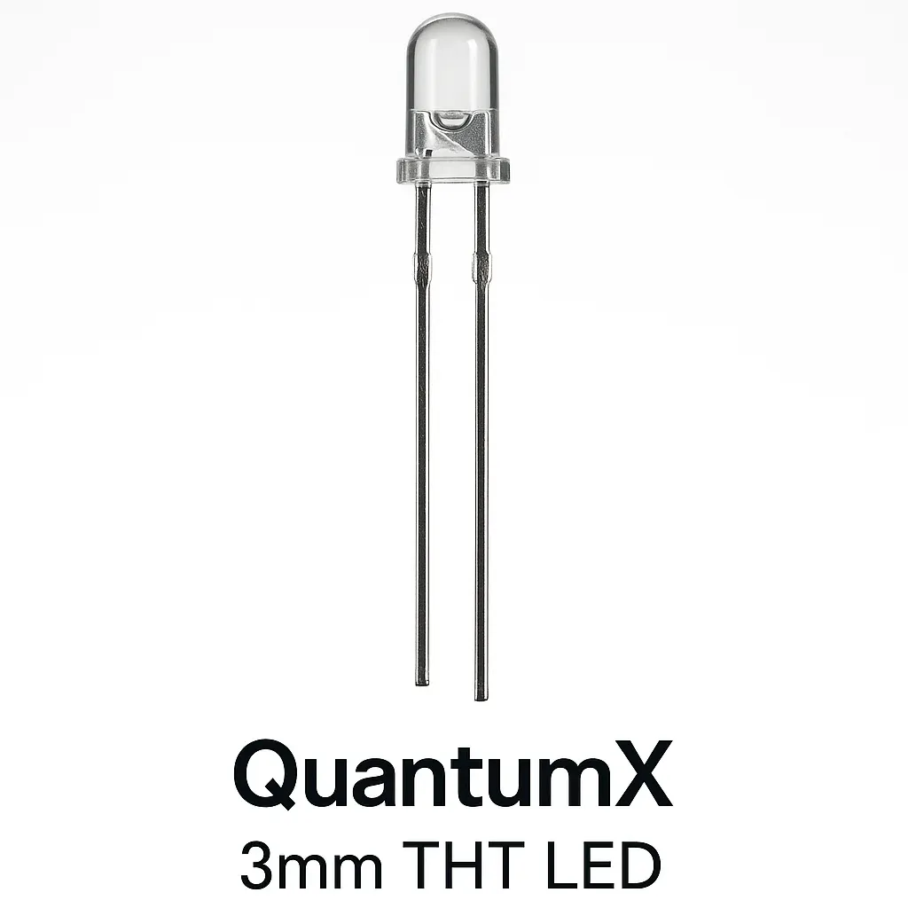 QIX 3mm THT LED model D98E45